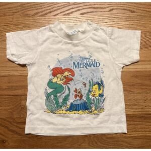 Vintage 1990s Disney’s The Little Mermaid Single Stitch Girl 3T Graphic T-Shirt